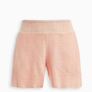 Torrid 5” gauze high rise shorts